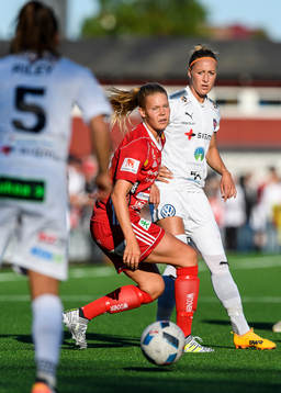 Rosengårds Sanne Troelsgaard Nielsen och Piteås Nina