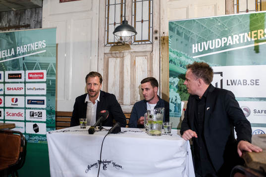 Hammarby sportchef Jesper Jansson, tränare Jakob Michelsen