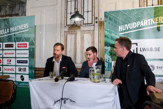 Hammarby sportchef Jesper Jansson, tränare Jakob Michelsen