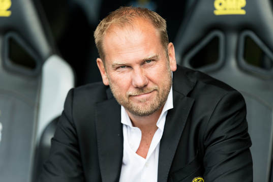 Elfsborgs manager Magnus Haglund före fotbollsmatchen i