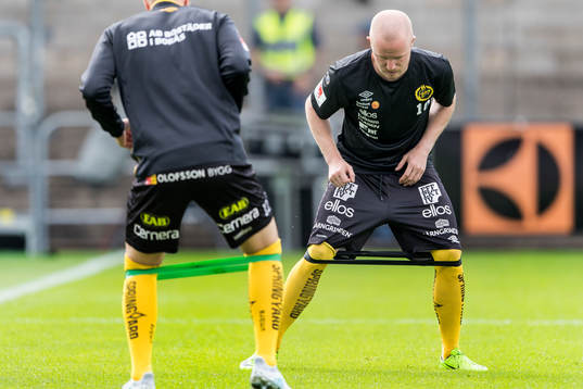 Elfsborgs Simon Lundevall före fotbollsmatchen i