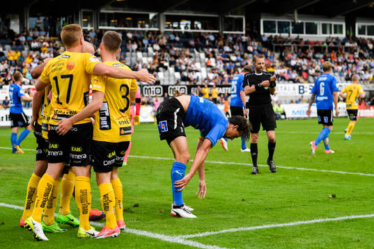 Halmstads Fredrik Liverstam deppar