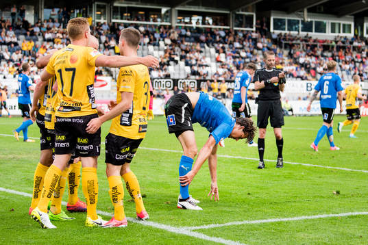 Halmstads Fredrik Liverstam deppar
