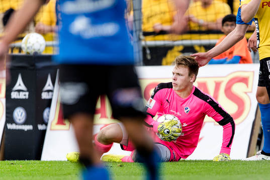 Halmstads målvakt Isak Pettersson