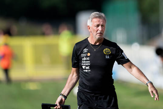 Elfsborgs materialare Stefan Ågren före fotbollsmatchen i