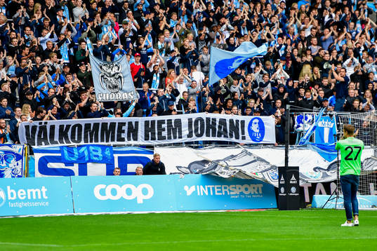Malmö FFs nyförvärv Johan Dahlin och Kingsley Sarfo