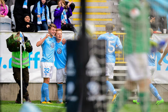 Malmö FFs Mattias Svanberg jublar