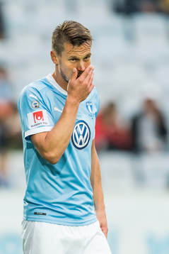 Malmö FFs Markus Rosenberg deppar