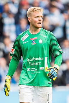 AFC Eskilstunas målvakt Tim Erlandsson