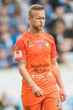 AFC Eskilstunas Alexander Michel deppar