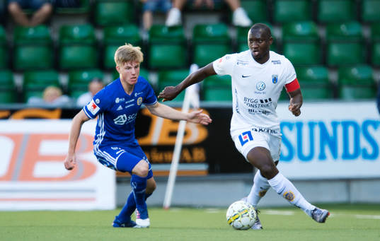 Sundsvalls Eric Björkander och Sirius Moses Ogbu