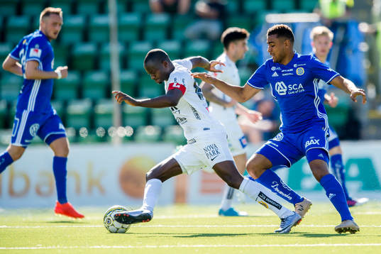 Sirius Moses Ogbu och Sundsvalls Noah Sonko Sundberg