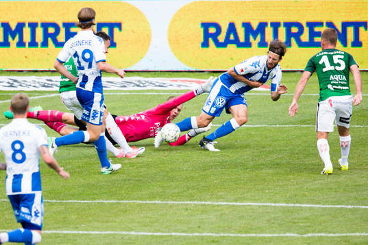 IFK Göteborgs målvakt Pontus Dahlberg och Mattias