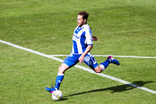 IFK Göteborgs Tobias Hysen gör mål till 0-2