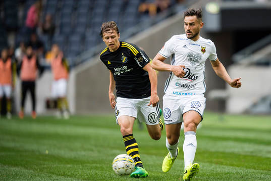 s Simon Thern och Östersunds Sotirios Papagiannopoulus