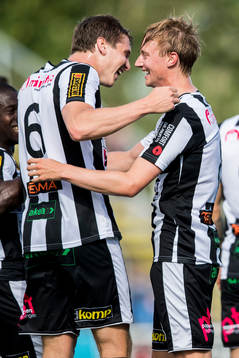 Landskronas Måns Ekvall jublar
