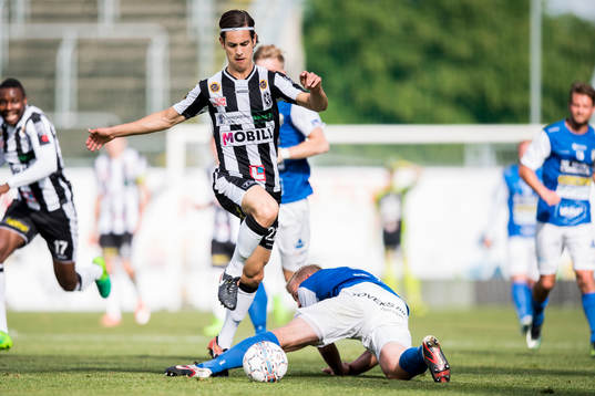 Oddevolds Robin Jansson och Landskronas Adi Nalic