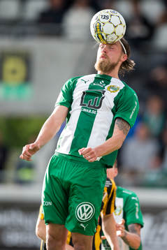 Hammarbys Björn Paulsen nickar