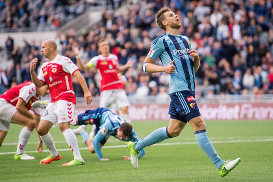 Djurgårdens Niklas Gunnarsson deppar