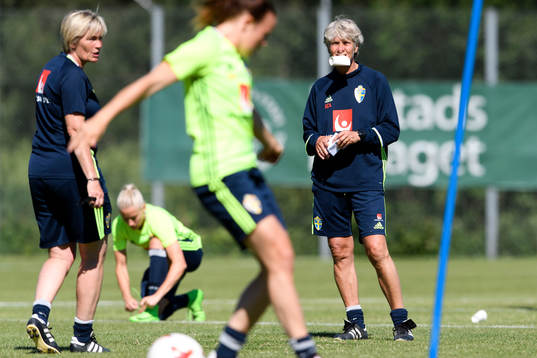 Förbundskapten Pia Sundhage