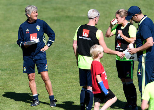 Förbundskapten Pia Sundhage