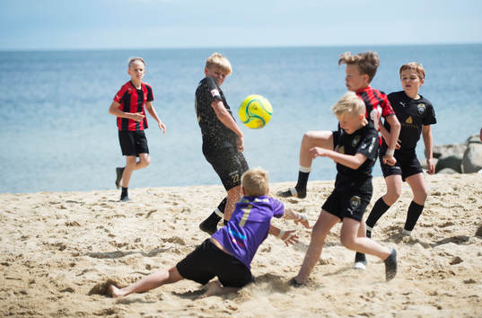 i matchen mellan Eslöv och Bellevue, pojkar födda 2005
