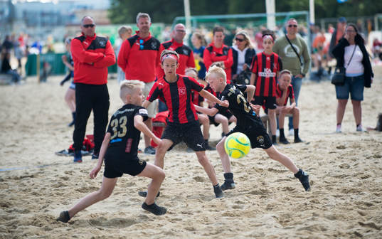 i matchen mellan Eslöv och Bellevue, pojkar födda 2005