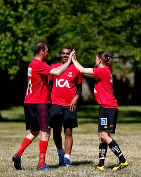 Uppvisningsmatch i fotboll