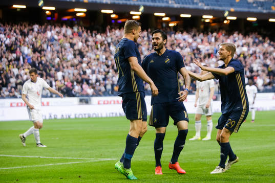 s Eero Markkanen och Denni Avdic jublar