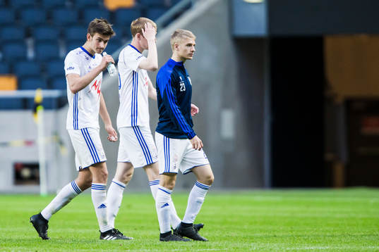 Klaksvik spelare deppar