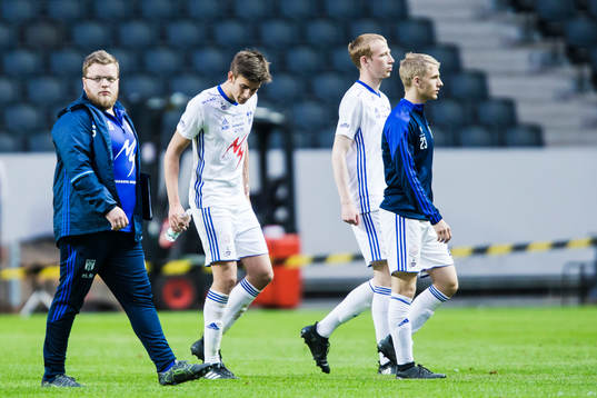 Klaksviks spelare deppar