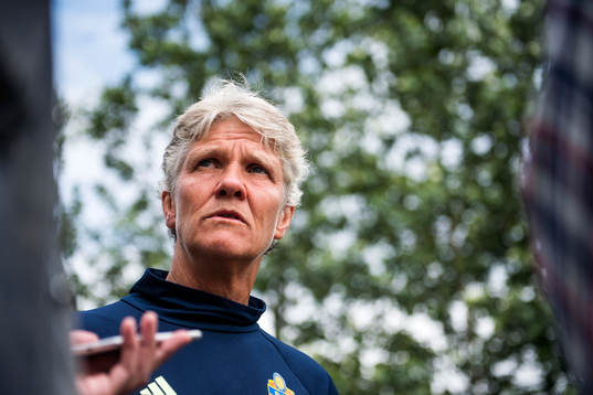 Förbundskapten Pia Sundhage