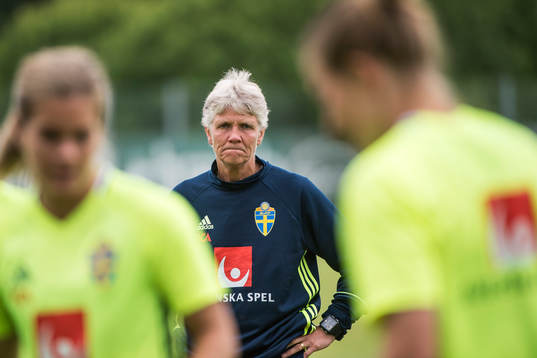 Förbundskapten Pia Sundhage