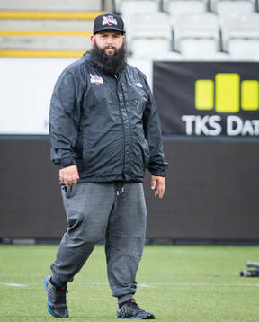 Örebro Black Knights tränare Aaron Fiddler