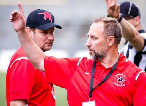 Carlstad Crusaders tränare Tracey Gere