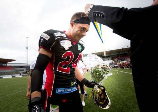 Carlstad Crusaders Markus Persson får guldmedaljen