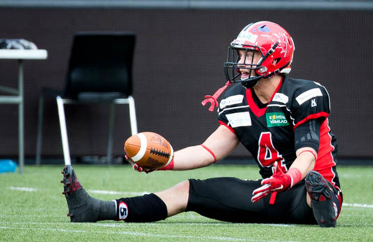Carlstad Crusaders Marcus Johnsson deppar