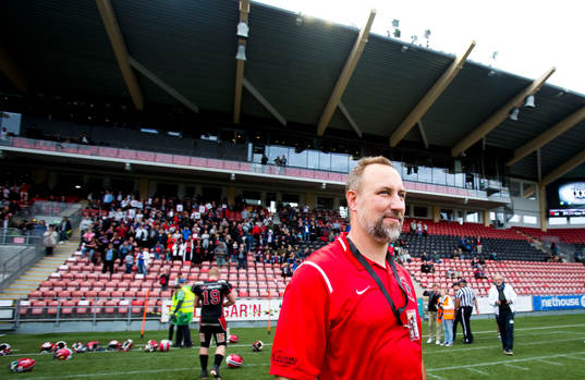 Carlstad Crusaders tränare Tracey Gere