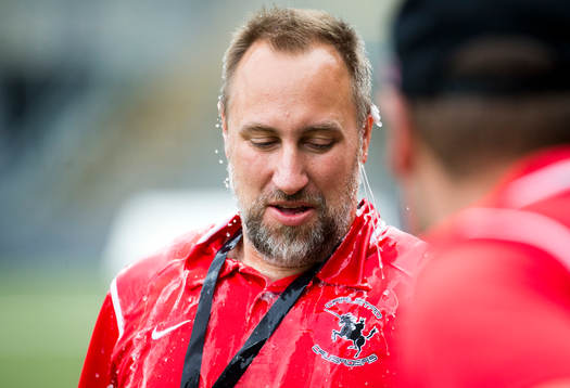 Carlstad Crusaders tränare Tracey Gere har precis fått en