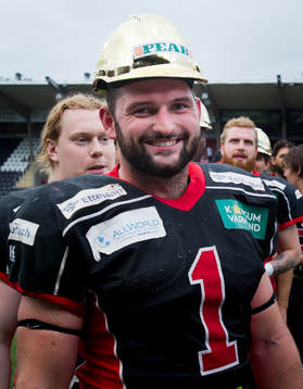 Carlstad Crusaders Christen Monclair jublar