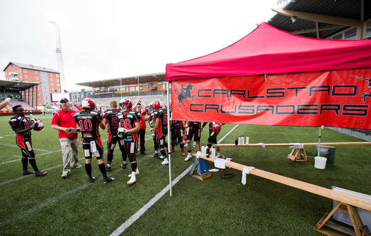 Carlstad Crusaders avbytarbänk