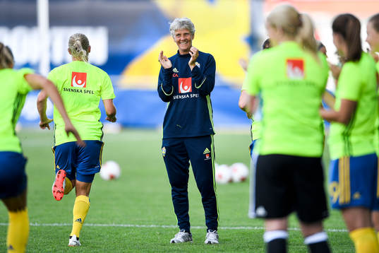 Sveriges förbundskapten Pia Sundhage