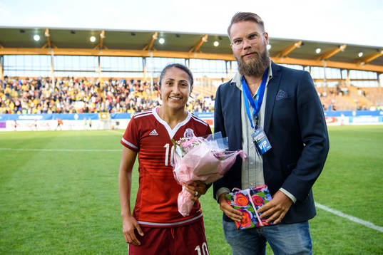 Mexikos Stephany Mayor får pris som matchens lirare
