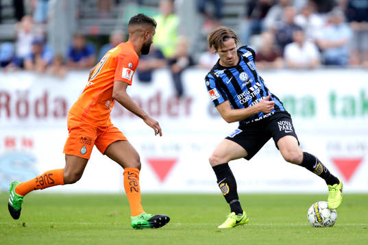 AFC Eskilstunas Omar Eddahri och Sirius Jesper Arvidsson