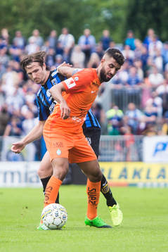 AFC Eskilstunas Omar Eddahri och Sirius Jesper Arvidsson