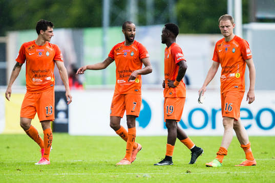 AFC Eskilstunas Thomas Piermayr , Ferid Ali , Buya Turay