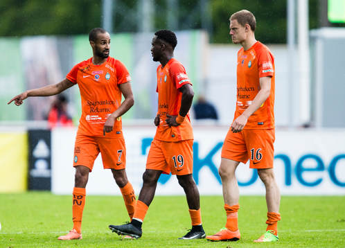 AFC Eskilstunas Ferid Ali , Buya Turay och Simon