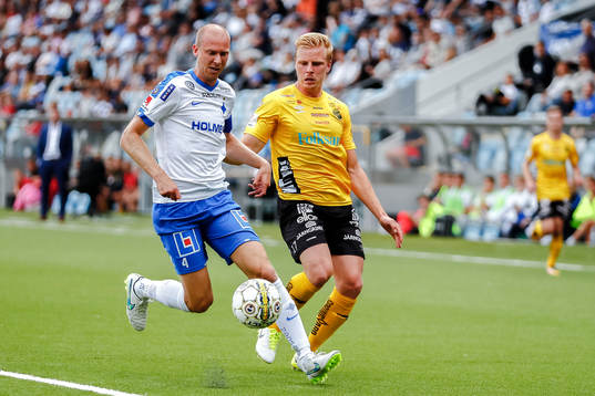 Norrköpings Andreas Johansson och Elfsborgs Per Frick