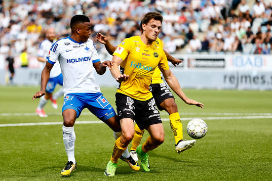 Norrköpings Niclas Eliasson och Elfsborgs Jörgen Horn