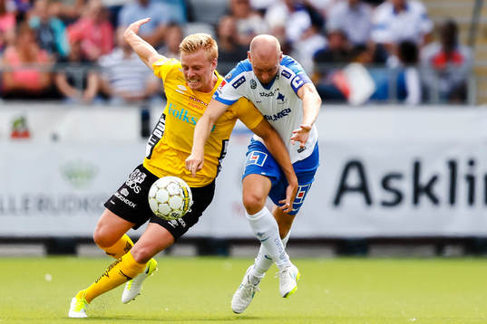 Elfsborgs Per Frick och Norrköpings Andreas Johansson
